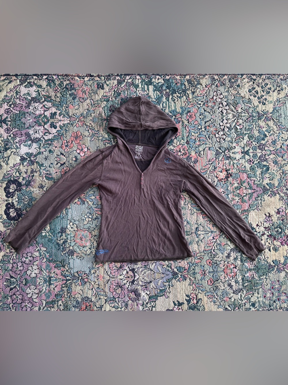 Life Is Good Women's Cowl Hooded Sweater - Mauve Brown